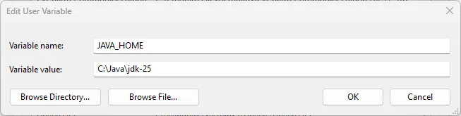 How to install jdk on windows 11. Setting JAVA_HOME variable.